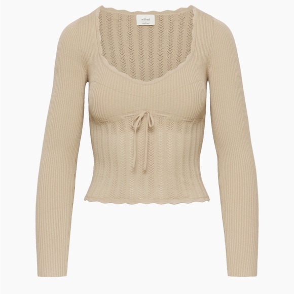 NWT Aritzia Wilfred Soloist Top - Picture 6 of 8